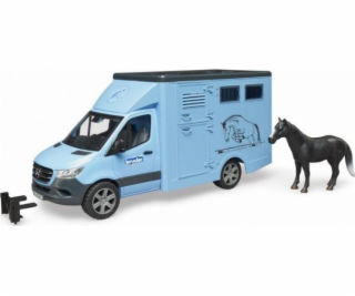 MB Šprintér Tiertransporter mit Pferd, Modellfahrzeug
