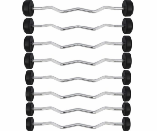 HMS GSL25 fixed barbell/rubber broken bar 25 kg