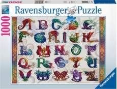 Ravensburger 2D Puzzle 1000 dielikov Abeceda drakov