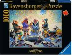 Ravensburger Puzzle 2d 1000 prvkov rybárčenie pod ľadom