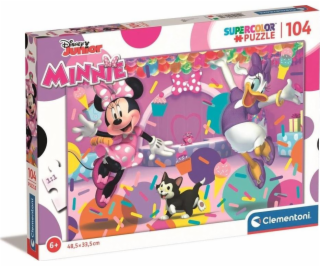 Puzzle 104 dielikov Super Color Minnie