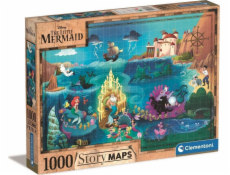 Clementoni Puzzle 1000 dílků Příběhové mapy Malá mořská víla