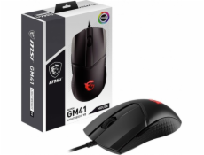 MSI Clutch GM41 Lightweight V2 S12-0400D20-C54 MSI herní myš CLUTCH GM41 Lightweight V2/ 16.000 dpi/ RGB podsvícení/ 6 tlačítek/ USB