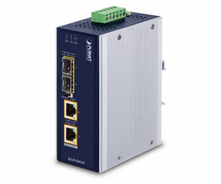 PLANET IGUP-2205AT PoE++ konvertor 802.3bt, 2x 1000Base-T...