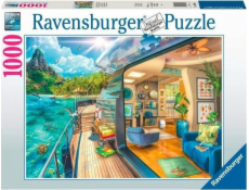 Ravensburger 2D Puzzle 1000 dílků: Plavba do tropů
