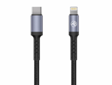 Tellur Data Cable Type-C To Lightning, 2A, PD18W 1m, Nylon black