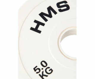 Olympic Bumper Plates 2x5kg White HMS CBRS50