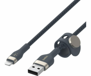 Kabel BoostCharge USB-A do Lightning silikonowy 2m, niebi...