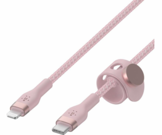 BoostCharge USB-C / Lightning kabel Silikonový opletený 3...