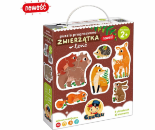 Czuczu Progressive puzzle - Zvířátka v lese