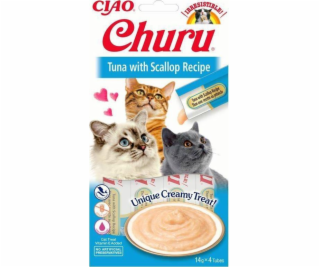 INABA Churu Tuna so scallops - cat treats - 4x14 g