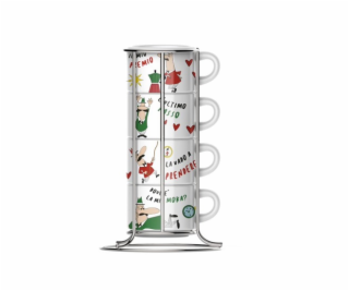 Bialetti SET 4 cap.TRICOLORE