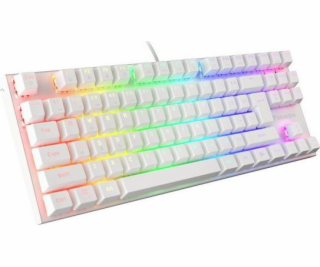 Genesis mechanická klávesnice THOR 303 TKL, bílá, US layo...