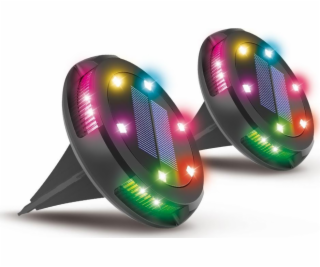 Activejet Set of 2 RGB LED solar lamps Activejet LARIX