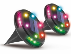 Activejet Set of 2 RGB LED solar lamps Activejet LARIX