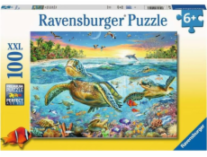 Puzzle 100 dílků XXL Mořské želvy