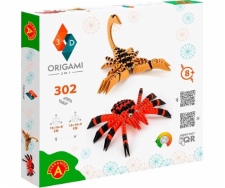 Papierová skladačka Origami 3D Scorpion pre deti i dospel...