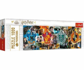 Puzzle 1000 dílků Čtyři domy v Bradavicích Harry Potter