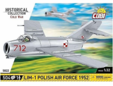 Cobi COBI 5822 Historical Collection Cold War Stíhací letoun studené války LIM-1 Polish Air Force 504 pads