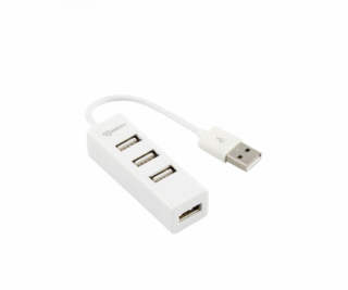 Sbox H-204W USB 4 Ports HUB Coconut White