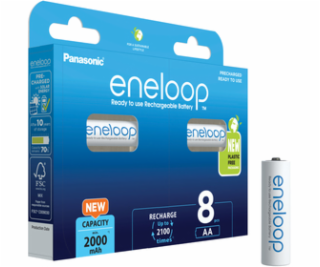 1x8 Panasonic Eneloop Mignon AA 2000mAh Ni-MH       BK-3M...
