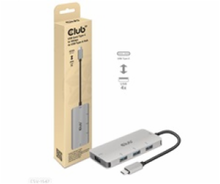 Club3D hub USB-C na 10Gbps 4x USB Type-A Hub