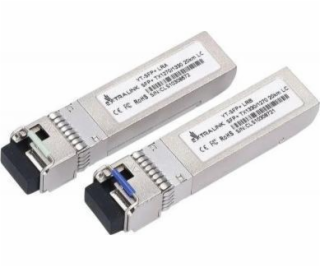 SFP + 10G 1270 / 1330nm single mode 20km LC moduly
