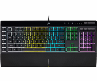 Corsair herní klávesnice K55 RGB PRO, 5Z RGB, Rubber Dome