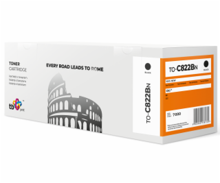 Toner TB kompatibilní s OKI C822 TO-C822BN BK