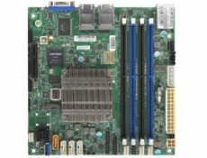 SUPERMICRO mini-ITX  MB Atom C3558 (4-core), 4x DDR4 ECC DIMM, 8xSATA, 1x PCI-E 3.0 x4, 4x 1GbE LAN, IPMI, bulk