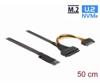 Delock Adaptér M.2 klíč M na U.2 SFF-8639 NVMe s kabelem ...