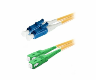 XtendLan FO patch LC-SC/APC 3m 9/125 duplex, LS0H, G.652d...