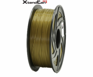 XtendLAN PLA filament 1,75mm bronzové barvy 1kg