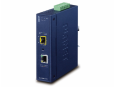 Planet IGT-900-1T1S IP30 průsmyslový konvertor 1x 1000Base-T, 1x SFP port, SNMP, VLAN, -40až+75st, 9-48VDC