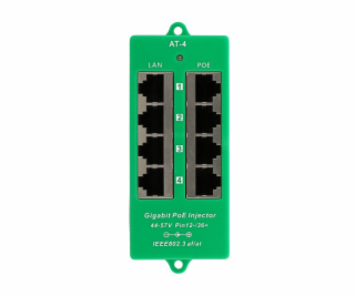 POE-PAN4-GBATF 802.3af/at GB stíněný 4port Poe