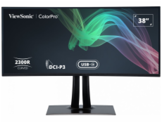 ViewSonic VP3881A / 38  prohnutý/ IPS/ 21:9/ 3840x1600/ 5ms/ 300cd/m2/ DP/ 2xHDMI/ 2xUSB-A/ USB-B / USB-C/ RJ45/ Repro