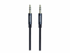 Swissten Audio Kabel Textile Jack - Jack 1,5 M Černý