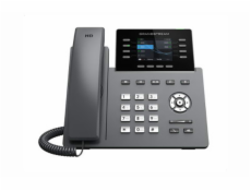 Grandstream GRP2624 SIP telefon, 2.8  TFT bar. displej, 4 SIP účty, 4 pr. tl., 2x10/100Mb, WiFi, BT
