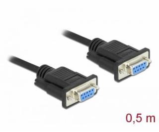 Delock Serial Cable RS-232 D-Sub 9 female to female null ...