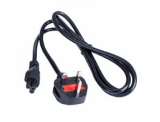 AKYGA Kabel zasilający AK-AG-02A brytyjski CCA BS 1363 Typ G / IEC C5 1.5 m UK