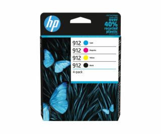 HP 912 CMYK Original Ink Cartridge 4-Pack