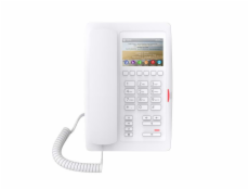 Fanvil H5 hotelový IP bílý telefon, 2SIP, 3,5  bar. displ., 6 progr. tl., USB, PoE