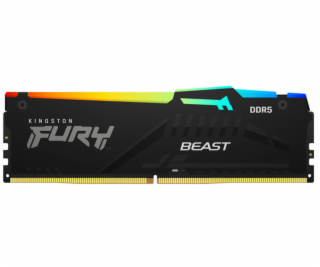 Kingston FURY Beast RGB - DDR5 - modul - 8 GB - DIMM 288-...