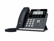Yealink SIP-T43U IP telefon, 12x SIP, CZ/SK displej, 2x GbE port, PoE, Opus HD kodek, 21 programovatelných tlačítek