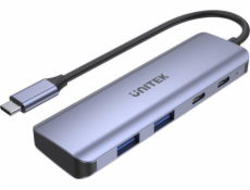 UNITEK HUB USB-C H1107Q; USB-A x2 USB-C x2