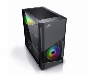 EVOLVEO M5, case mATX, průhledná bočnice, černá
