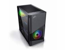 EVOLVEO M5, case mATX, průhledná bočnice, černá