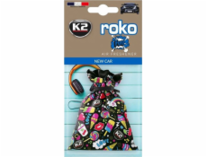 K2 ROKO FUN New car 25 g - osviežovač vzduchu v potlačenom vrecku