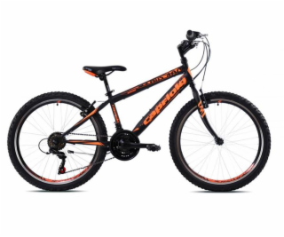 Horské jízdní kolo Capriolo RAPID 240 24 /18HT black orange