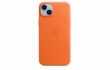 iPhone 14+ Leather Case with MagSafe - Orange
